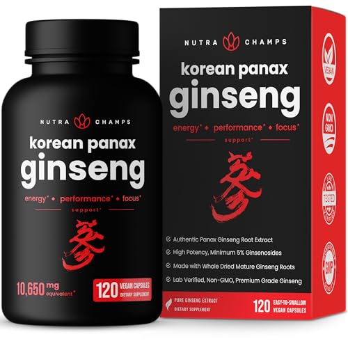 Algopix Similar Product 10 - NutraChamps Korean Red Panax Ginseng