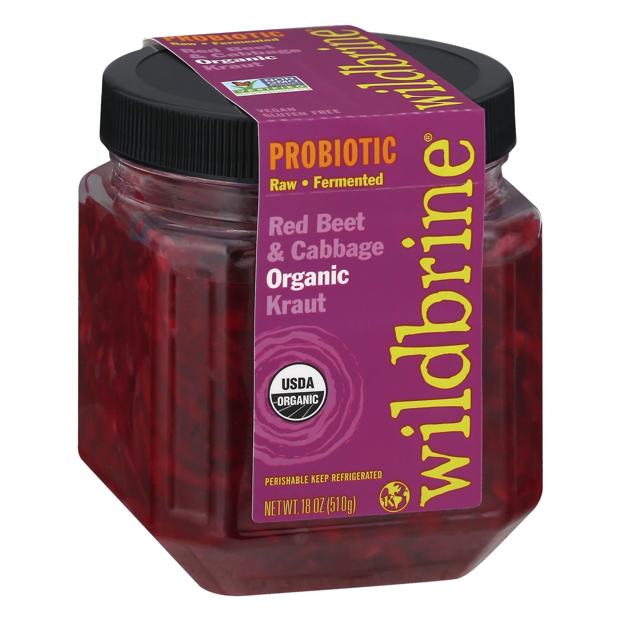 Algopix Similar Product 6 - Wildbrine Red Beet  Cabbage Organic