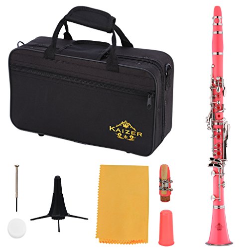 Algopix Similar Product 8 - Kaizer Clarinet B Flat Bb Pink