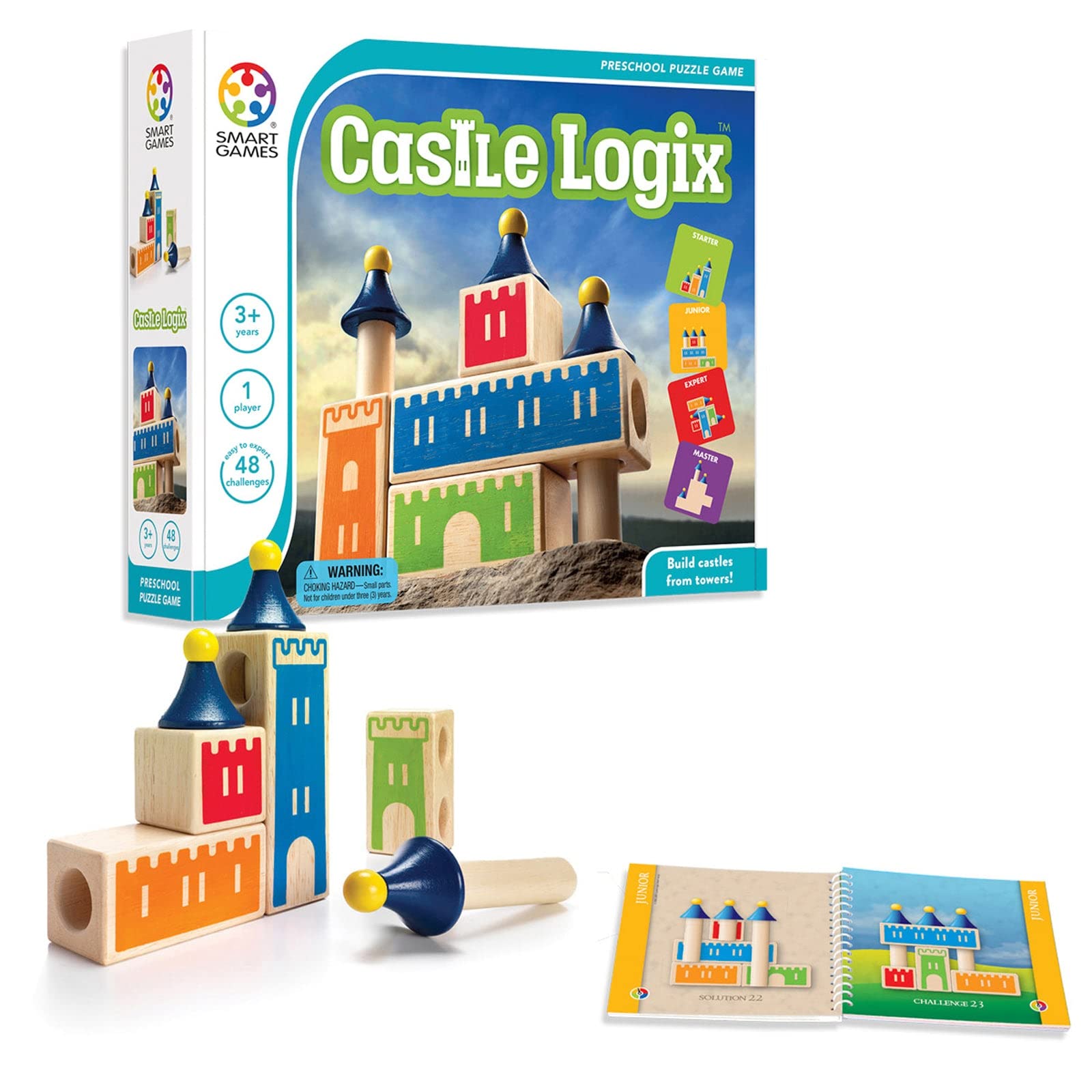 Algopix Similar Product 8 - SmartGames Castle Logix Wooden