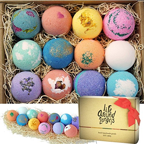 Algopix Similar Product 17 - LifeAround2Angels Bath Bombs Gift Set
