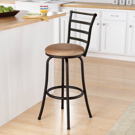 Algopix Similar Product 15 - Mainstays 29 Black Metal Finish Ladder