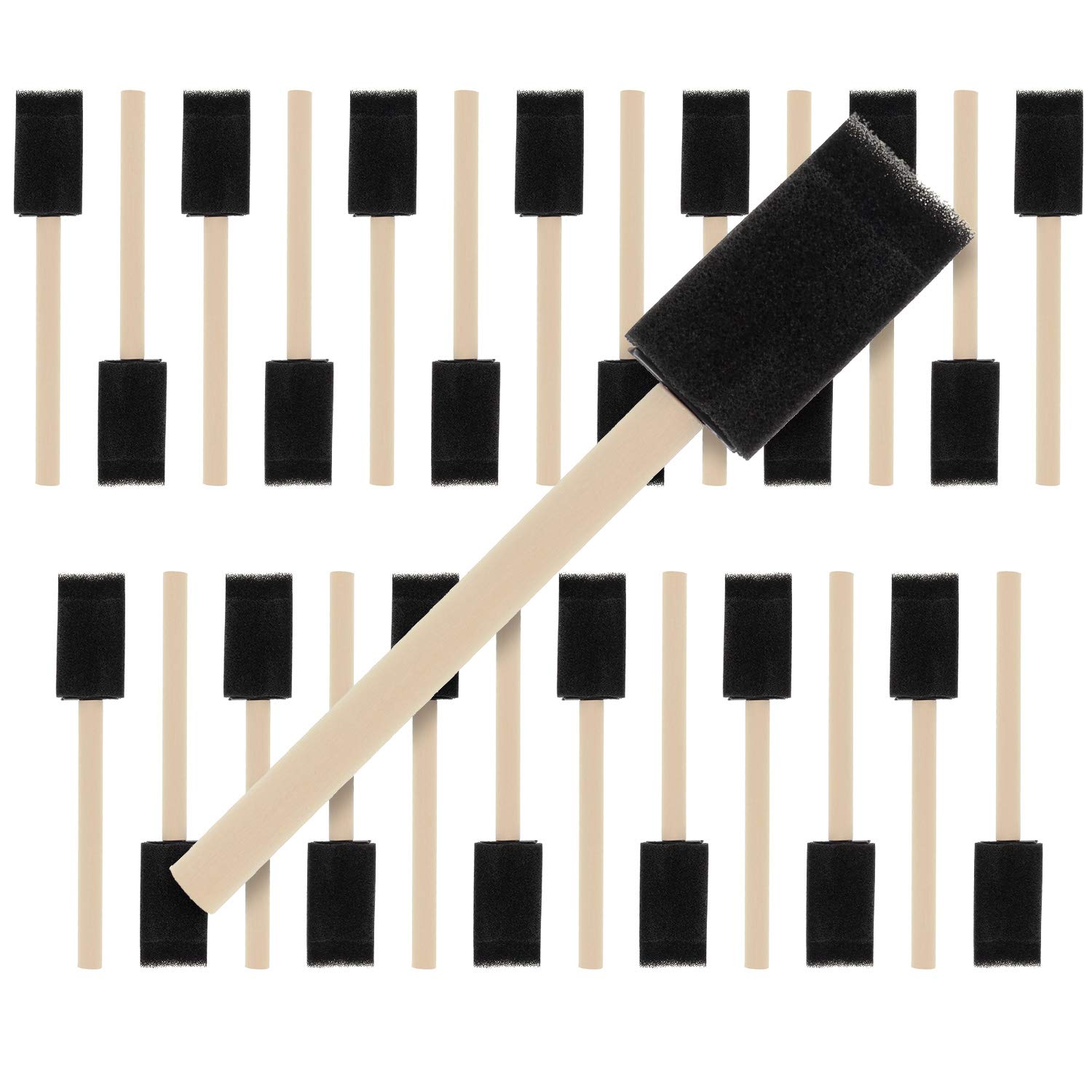 Algopix Similar Product 16 - US Art Supply 1 inch Foam Sponge Wood
