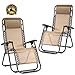 Algopix Similar Product 2 - FDW Set of 2 Zero Gravity Chairs Lounge