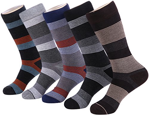 Algopix Similar Product 6 - Marino Mens Patterned Dress Socks