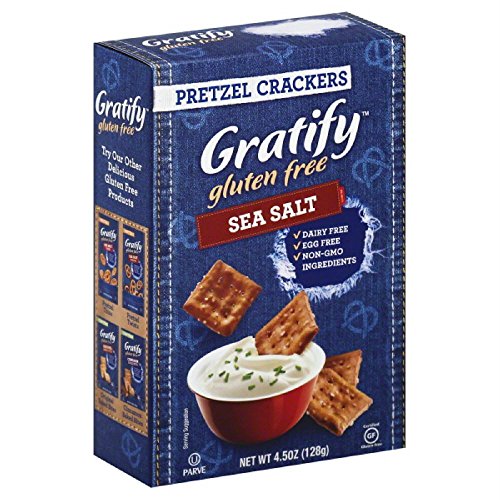 Algopix Similar Product 4 - GRATIFY CRKR PRTZL SEASALT THN GF 4.5OZ