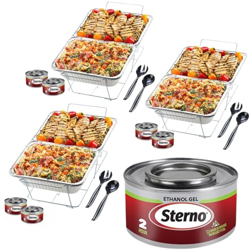 Algopix Similar Product 8 - Sterno Disposable Chafing Dish Buffet