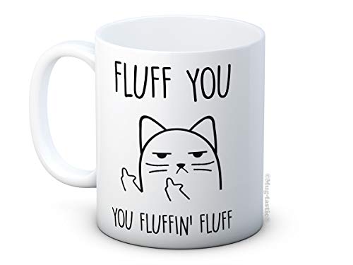 Algopix Similar Product 11 - Fluff You You Fluffin Fluff  Rude Cat