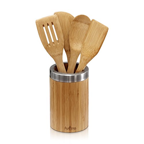Algopix Similar Product 9 - FURINNO 5 Piece Dapur Bamboo Cooking