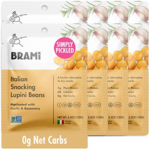 Algopix Similar Product 6 - BRAMI Lupini Beans Snack Garlic