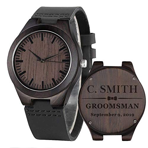 Algopix Similar Product 13 - Groomsmen Watches Custom Engraved