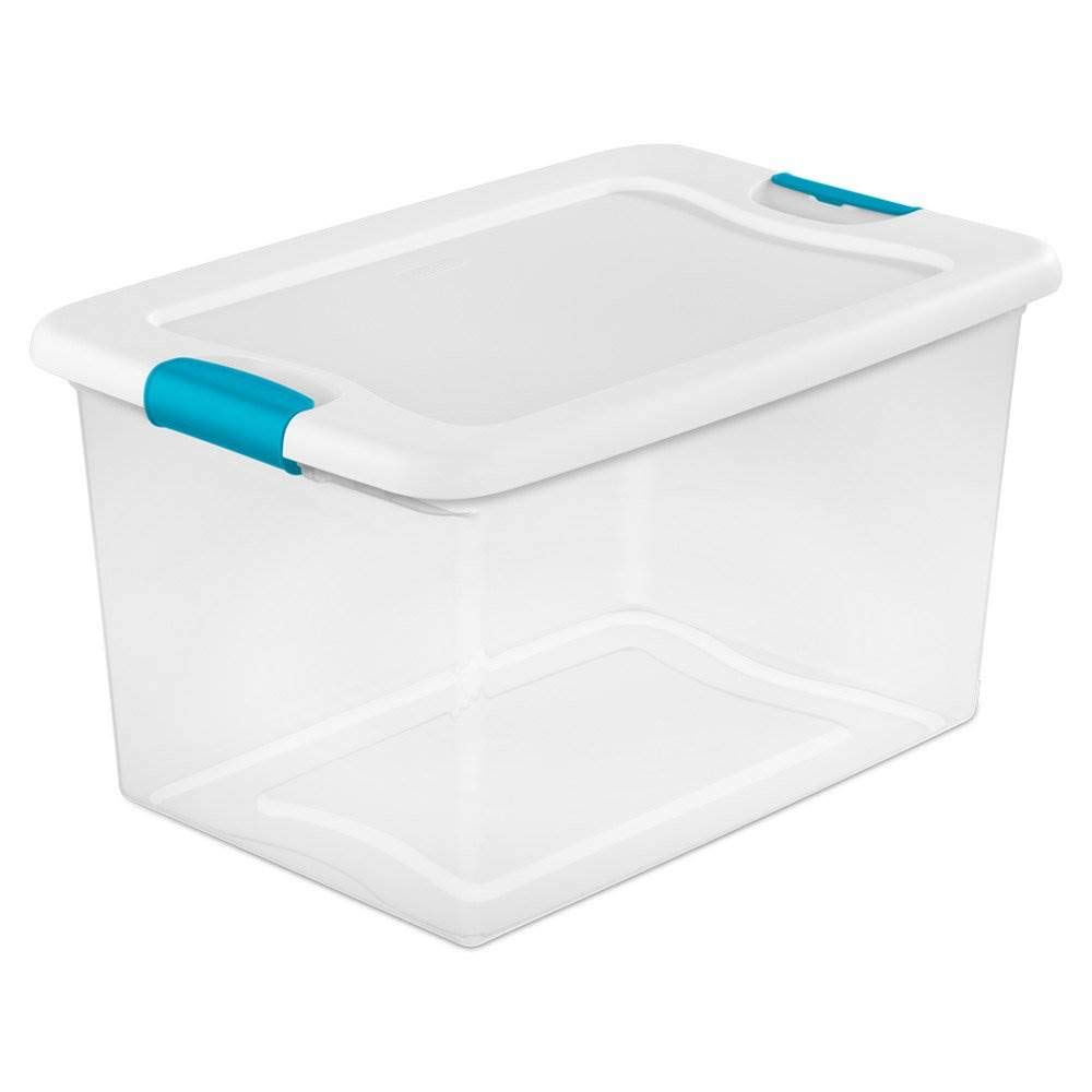 Algopix Similar Product 8 - Sterilite 64 Qt Latching Storage Box