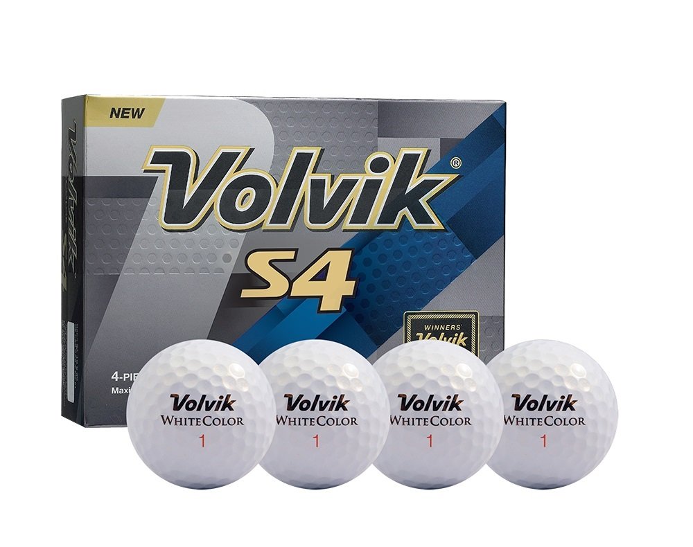 Algopix Similar Product 15 - Volvik Vivid S4 Golf Balls White One