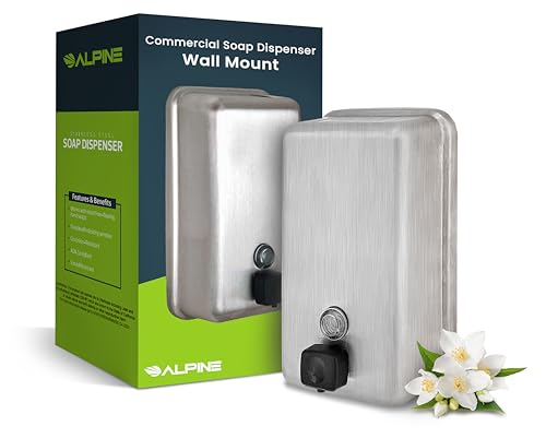 Algopix Similar Product 2 - Alpine Stainless Steel Soap Dispenser