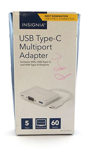Algopix Similar Product 2 - Insignia USB TypeC to VGA MultiPort