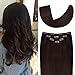 Algopix Similar Product 5 - 14 Clip in Hair Extensions Remy Human