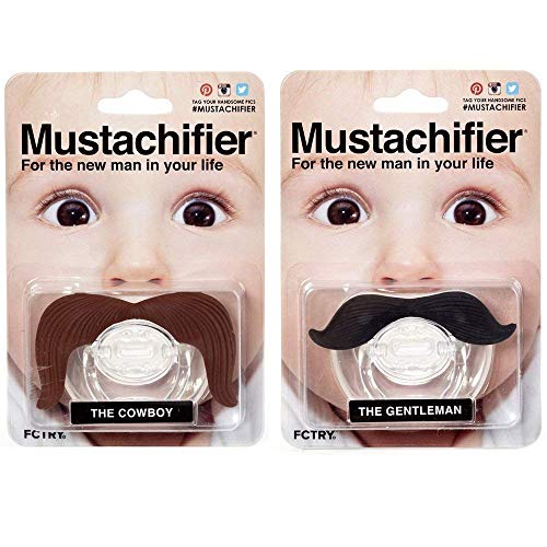 Algopix Similar Product 7 - Hipsterkid Mustachifier Pacifier 06