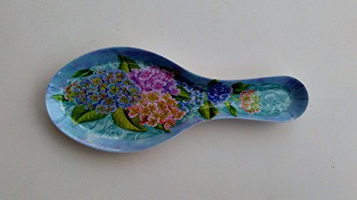 Algopix Similar Product 1 - French Hydrangea Flowers Melamine Spoon