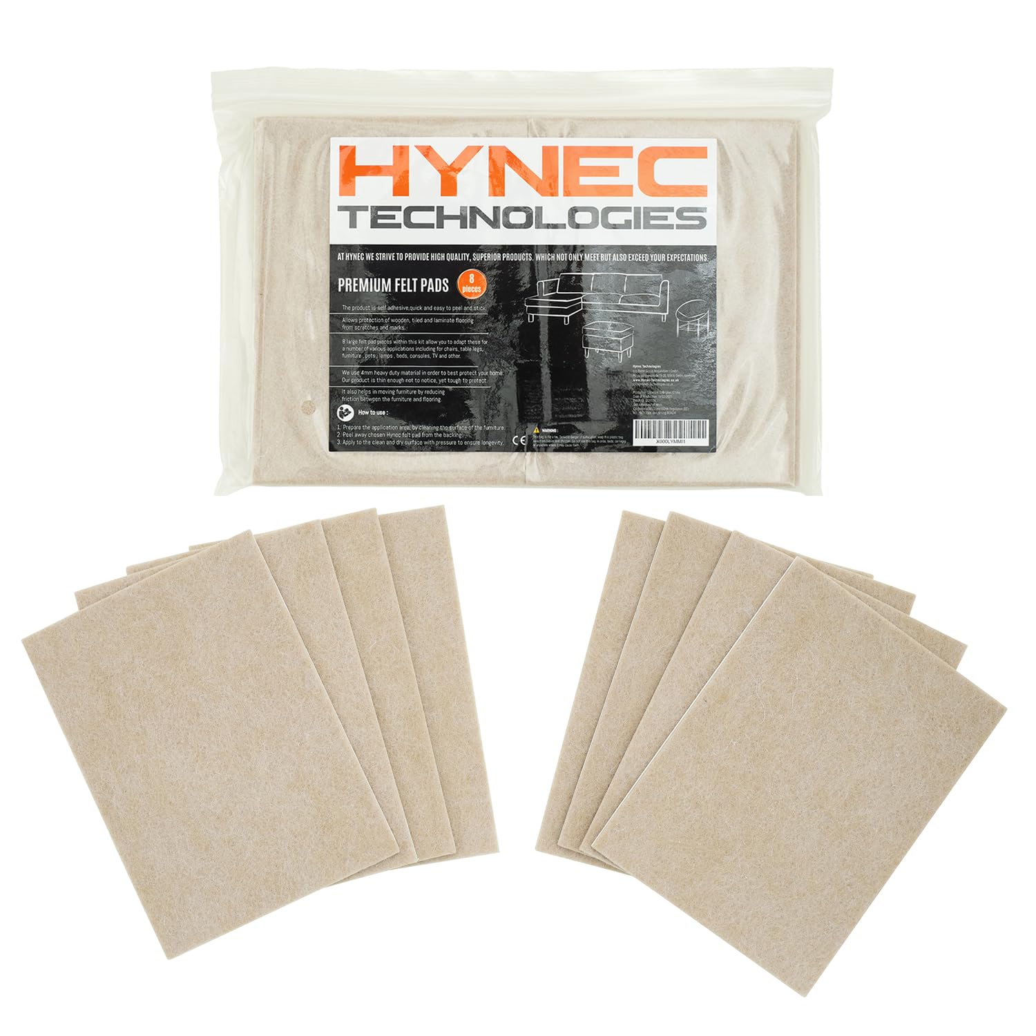 Algopix Similar Product 11 - Felt pads  Furniture pads  Felt