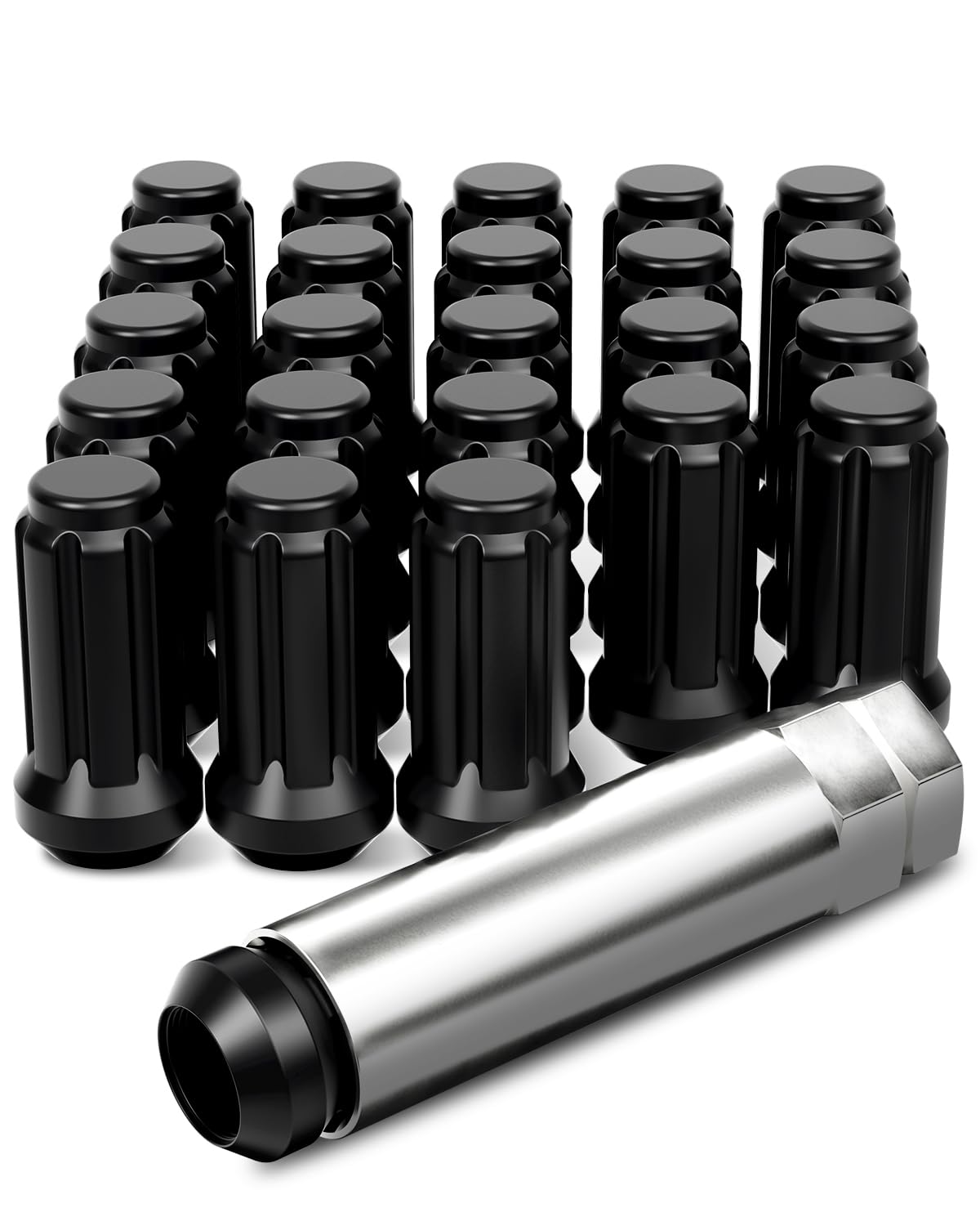 Algopix Similar Product 12 - Orion Motor Tech M14x15 Lug Nuts Black