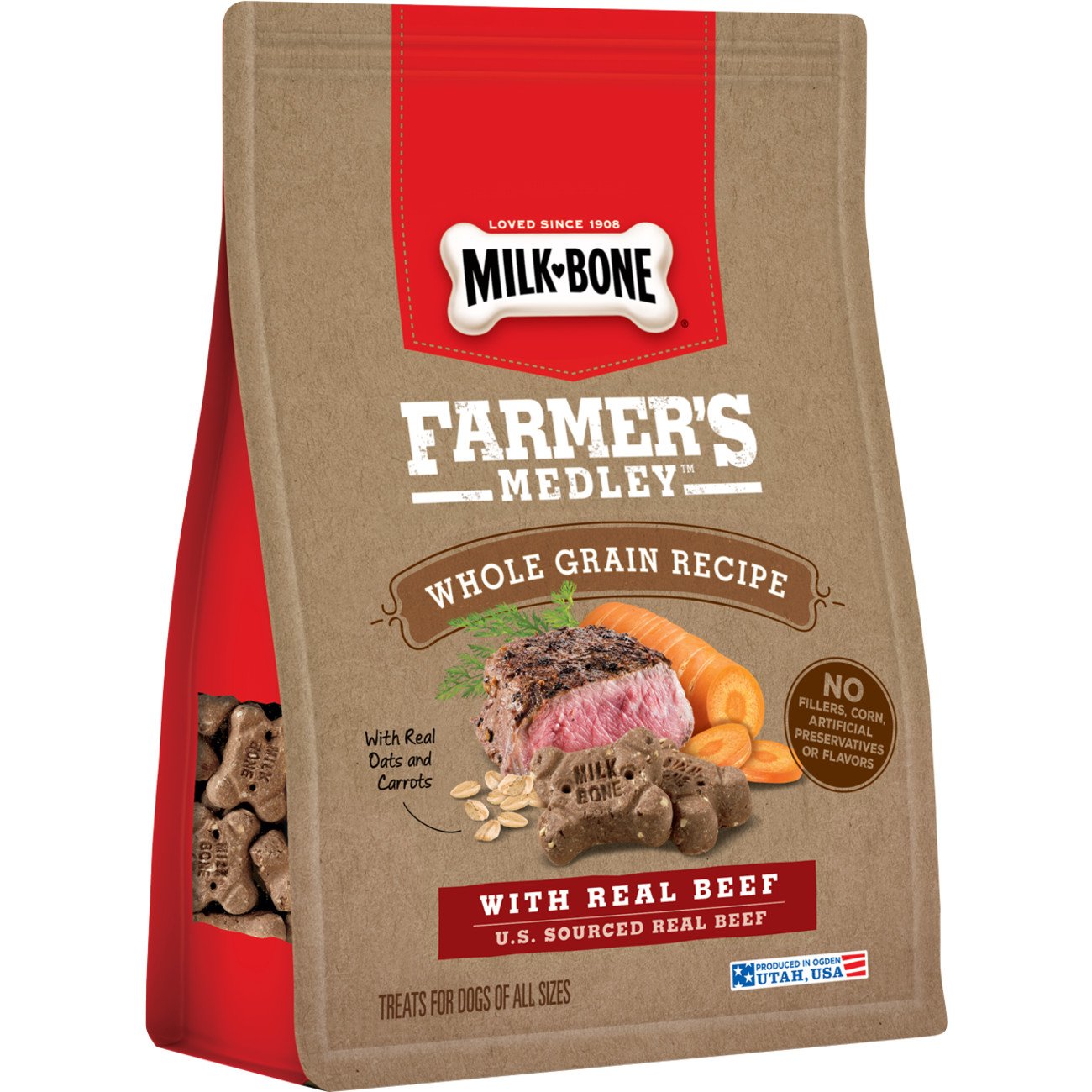 Algopix Similar Product 12 - MilkBone Farmers Medley Whole Grain