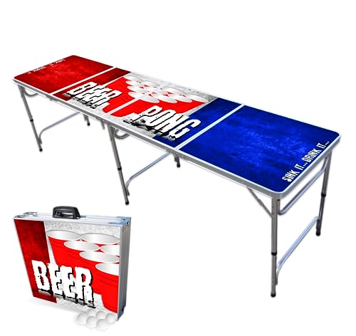 Algopix Similar Product 15 - PartyPong 8 Foot Folding Portable Beer