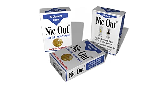 Algopix Similar Product 5 - NicOut Cigarette Filters 3 Packs 90