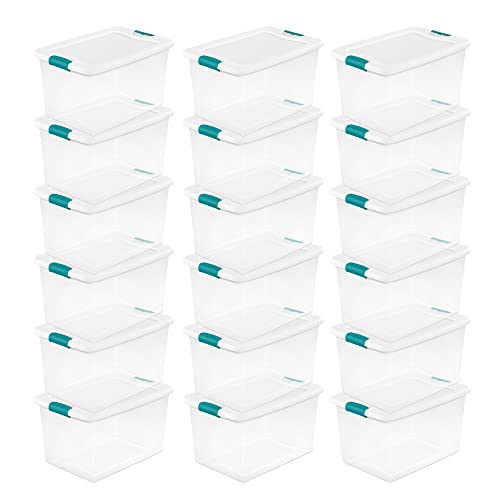Algopix Similar Product 1 - Sterilite 64 Qt Latching Storage Box