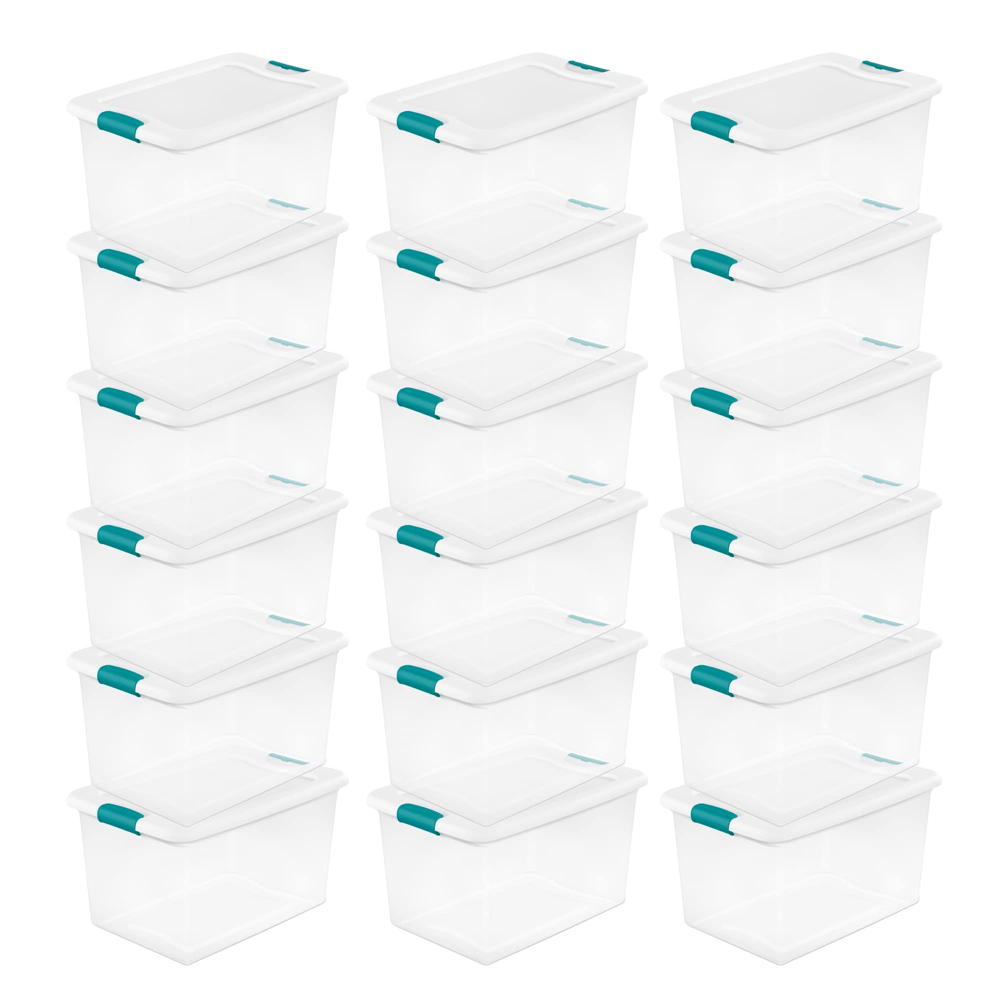 Algopix Similar Product 7 - Sterilite 64 Qt Latching Storage Box