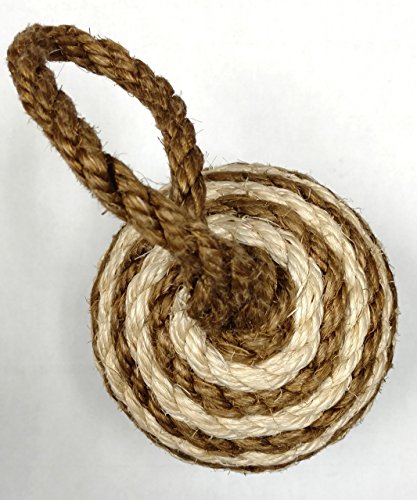 Algopix Similar Product 10 - Medium Sisal Rope Doorstop Decorative