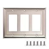 Algopix Similar Product 6 - Amazon Basics Triple Gang Light Switch
