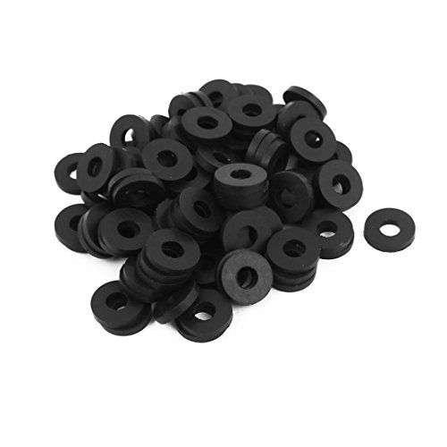 Algopix Similar Product 13 - uxcell Rubber Flat Washers 12mm OD 5mm
