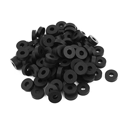 Algopix Similar Product 18 - uxcell Rubber Flat Washers 13mm OD 5mm