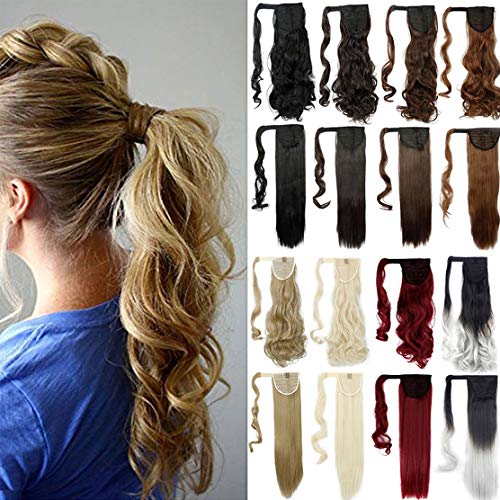 Algopix Similar Product 16 - Lelinta 18 Wavy Curly Wrap Around