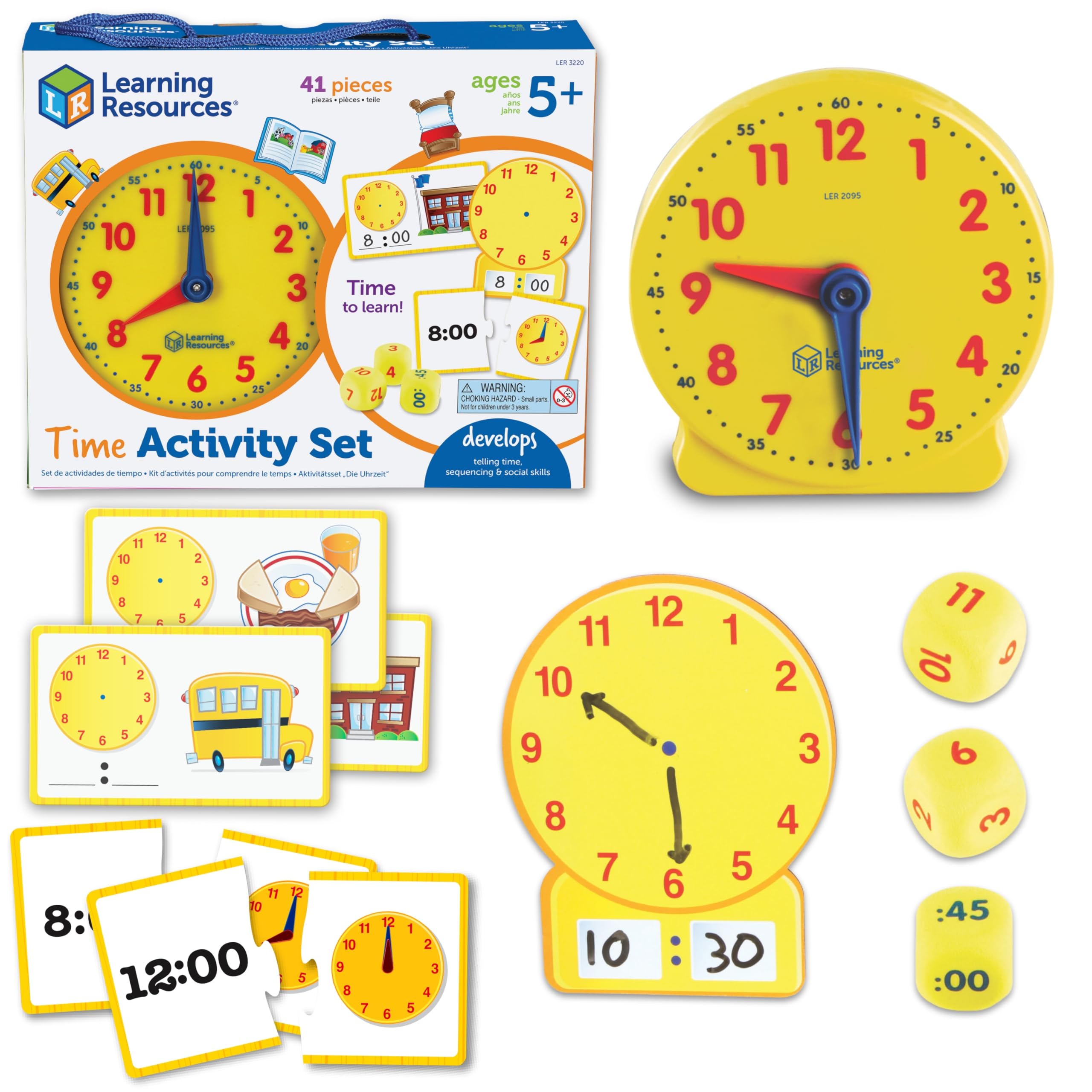 Algopix Similar Product 4 - Learning Resources Time Activity Set