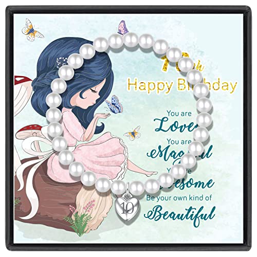 Algopix Similar Product 11 - Solocute Birthday Gifts Pearl Bracelet