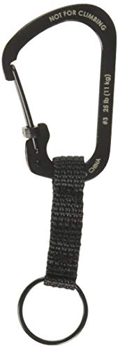 Algopix Similar Product 13 - SLIDELOCK KEYRING -BLACK