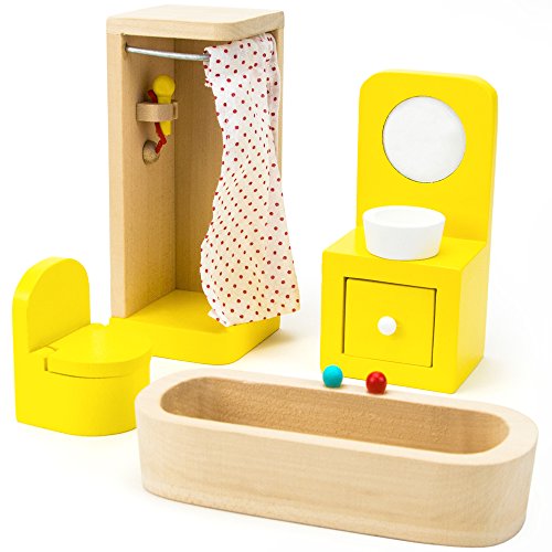 Algopix Similar Product 12 - Wooden Dollhouse FurnitureMade of Safe