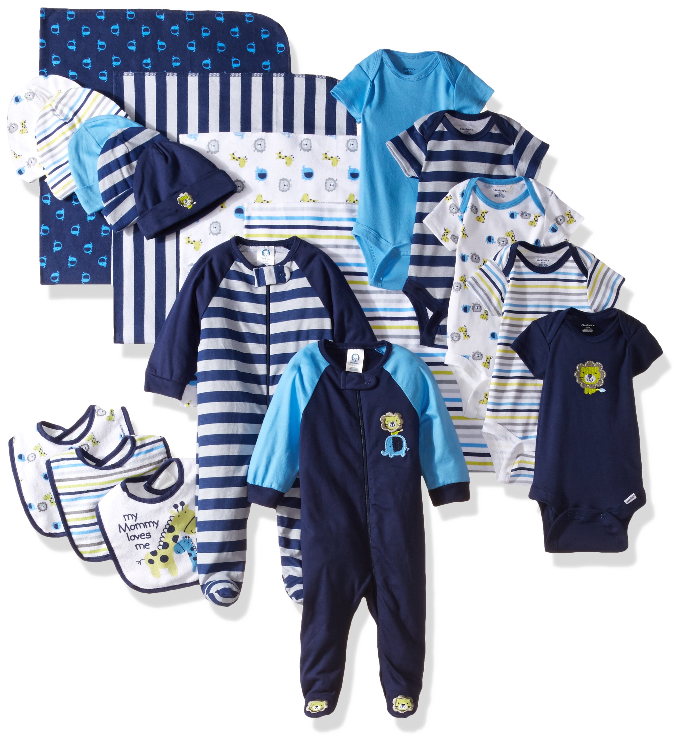 Algopix Similar Product 1 - Gerber Baby Boys 19Piece Essentials
