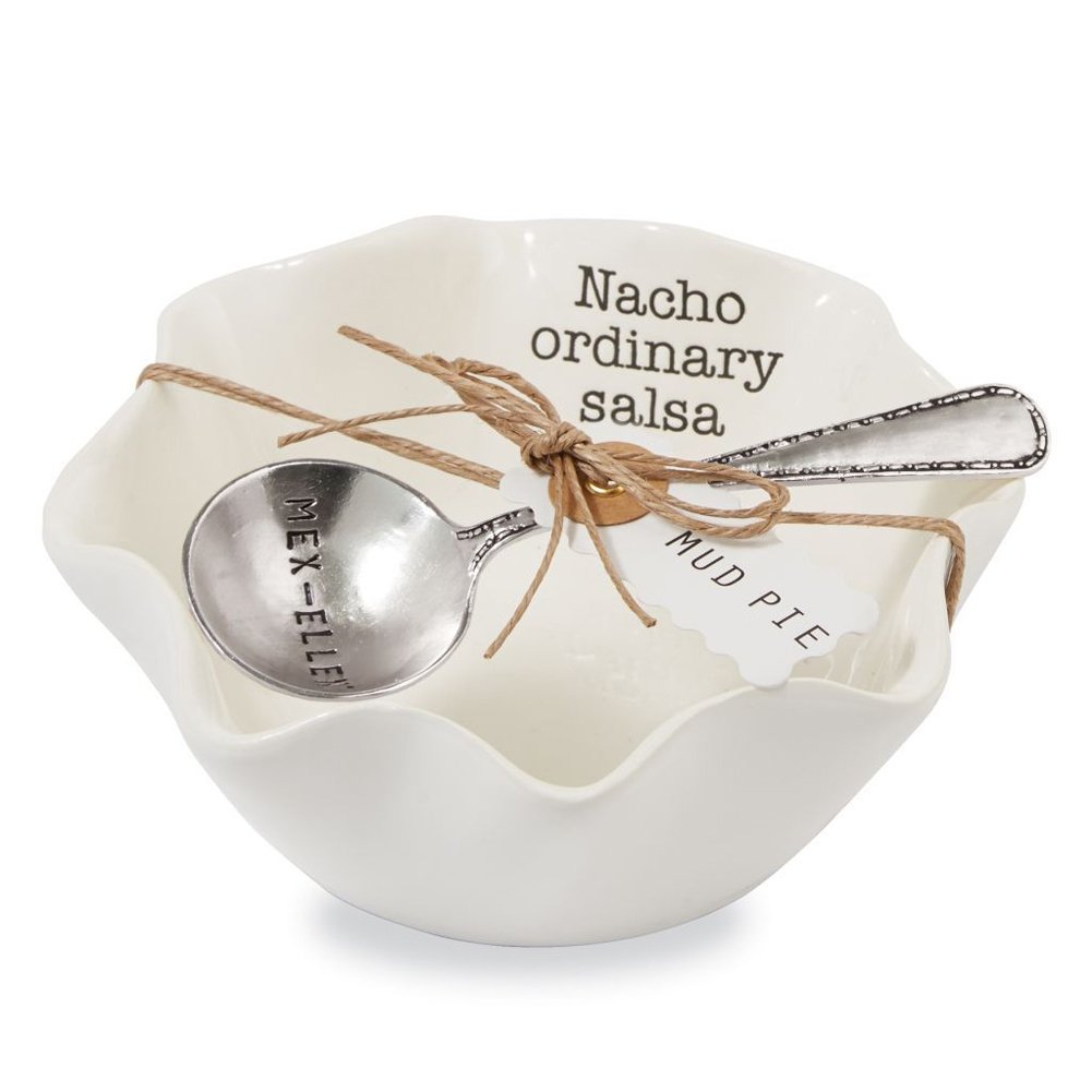 Algopix Similar Product 16 - Mud Pie Salsa Ceramic Dip Cup Set