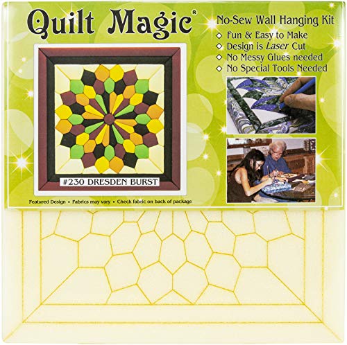 Algopix Similar Product 15 - Quilt Magic Sew Wall Hanging Kit-Dresden