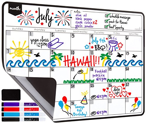 Algopix Similar Product 8 - Magnetic Dry Erase Calendar for Fridge
