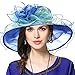 Algopix Similar Product 7 - VECRY Women Church Derby Hats Tea Party