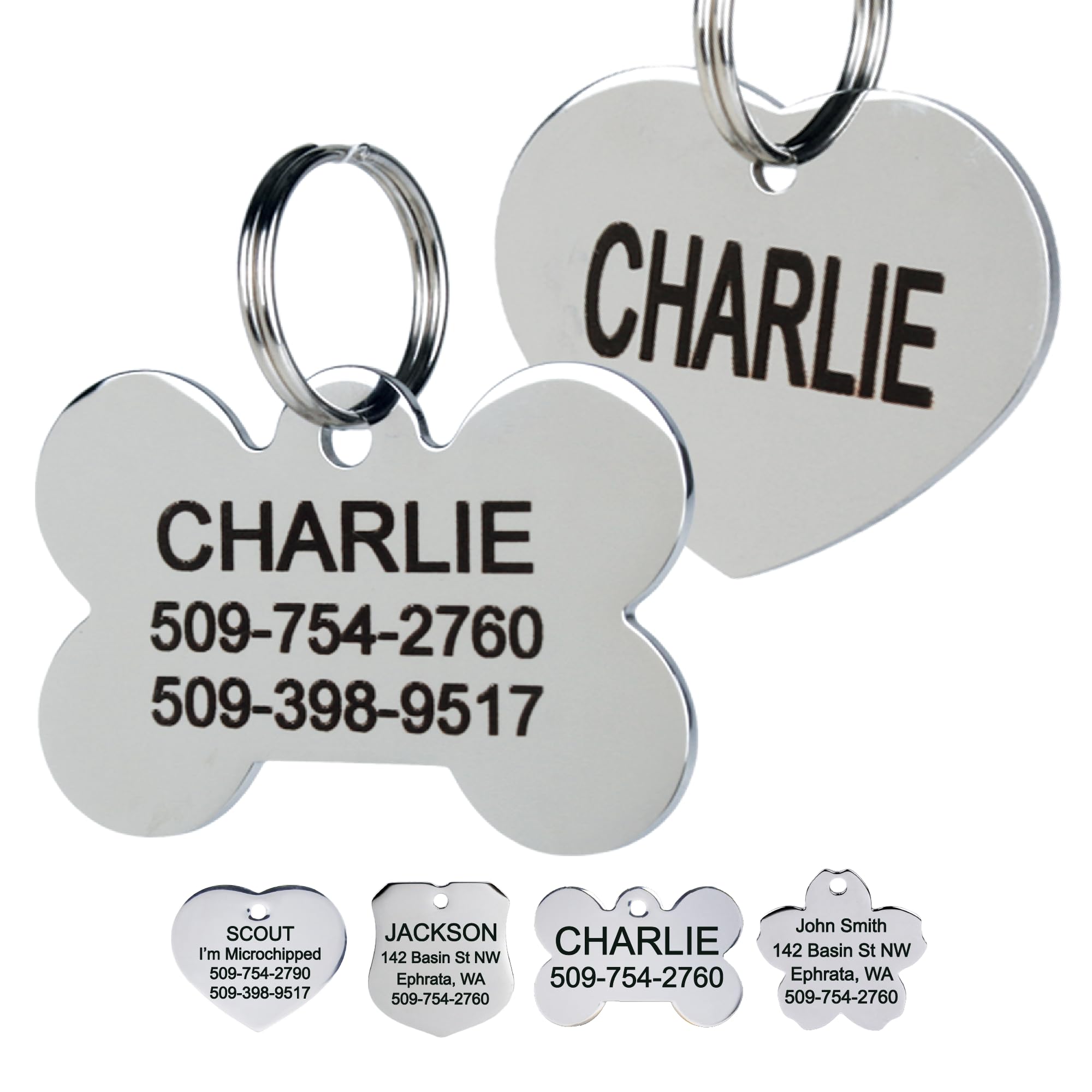 Algopix Similar Product 1 - GoTags Dog Tags Personalized Engraved