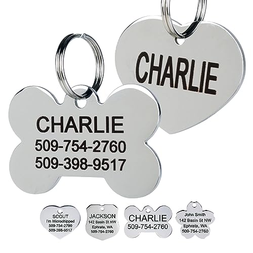 Algopix Similar Product 18 - GoTags Dog Tags Personalized Engraved