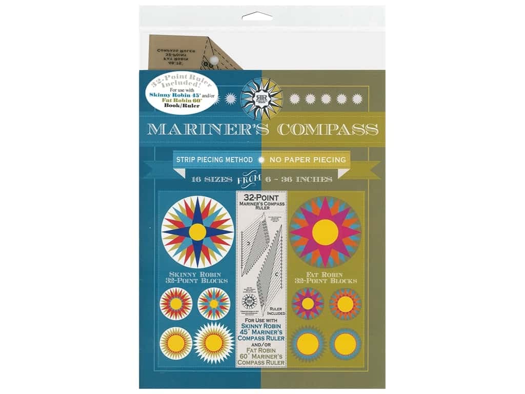 Algopix Similar Product 14 - Robin Ruth Design Mariners Compass