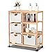 Algopix Similar Product 8 - Giantex Wood Hamper Storage Cart 2
