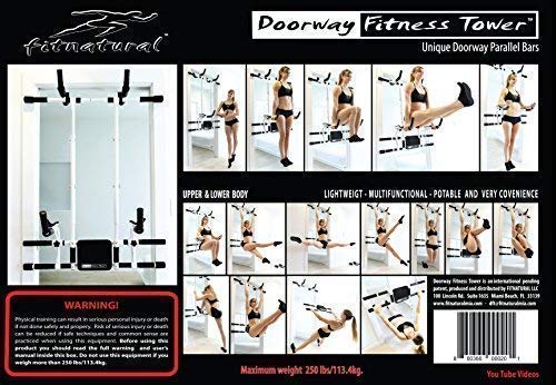 Algopix Similar Product 15 - FITNATURAL Doorway Fitness Tower Pull