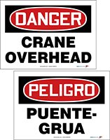 Algopix Similar Product 3 - DANGER CRANE OVERHEAD (10 Pack)