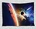 Algopix Similar Product 16 - Ambesonne Outer Space Tapestry Comet
